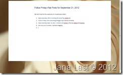 Fab Finds Post 3