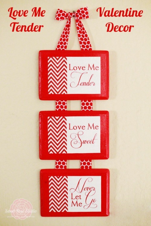 Valentine Home Decor by Sweet Rose Studio