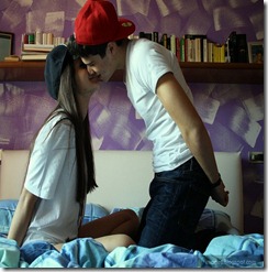 Kissing-young-couple-cute-love-on-bed-romantic Kissing-young-couple-cute-love-on-bed-romantic