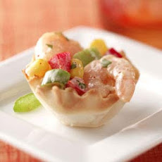 Festive Shrimp Tarts Recipe