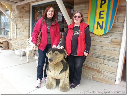 Nancy DeLullo and Mary Jo Wallen in Nashville, IN.