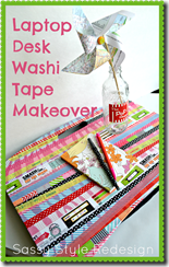 sassy style laptop desk washi makeover sassy style laptop desk washi makeover