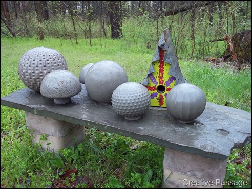 Creative Passage: Cement Garden Balls