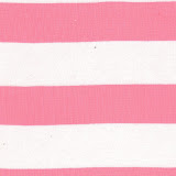 S035M9985725 ริ้วขาวใหญ่มาก สีขาว-ชมพูสะท้อนแสง