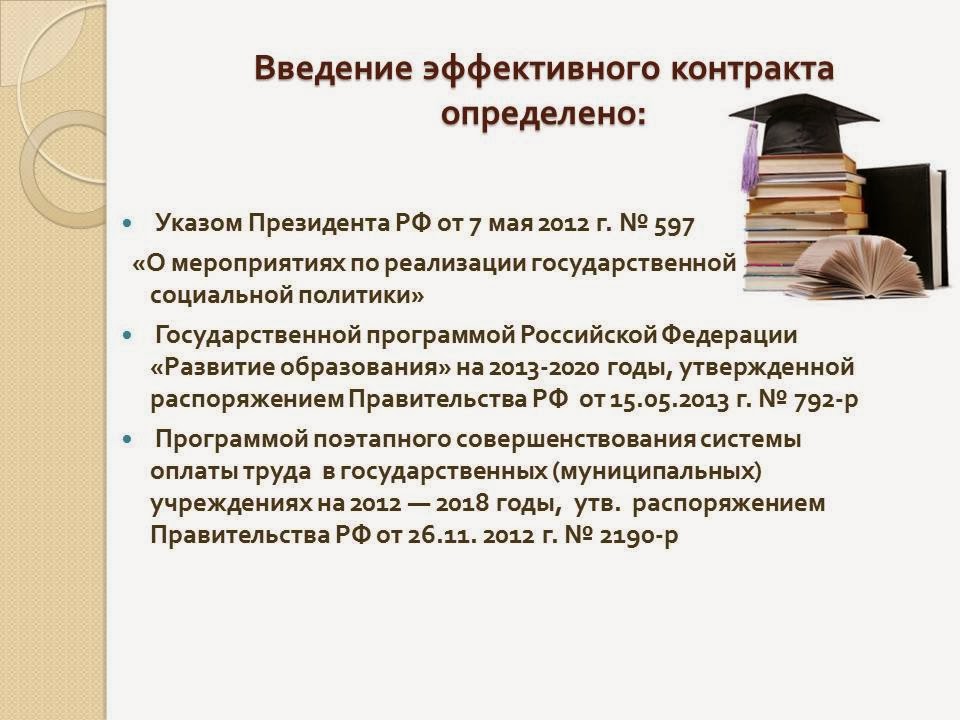 Образец Эффективного Контракта С Учителем Образец Эффективного Контракта С Учителем