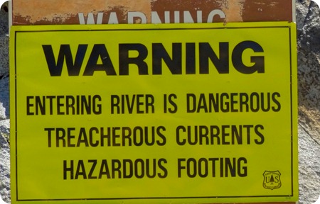 Kings River warning