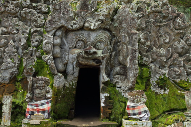Cave Temple of Goa Gajah at Bali's Ubud