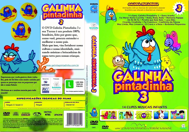 GALINHA PINTADINHA DVD 3