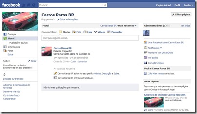 facebook Carros Raros BR