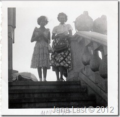 Willis Webster and my mom at Corcovado in Rio de Janeiro Brazil May 24 1952