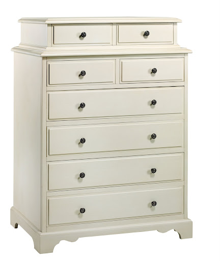 Closer look at the Tall Dresser from the Ingrid Collection by Martha Stewart Living (measures 53h x 38.5w x 22 Closer look at the Tall Dresser from the Ingrid Collection by Martha Stewart Living (measures 53h x 38.5w x 22