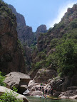 Fin du canyon et paysage &eacute;blouissant.