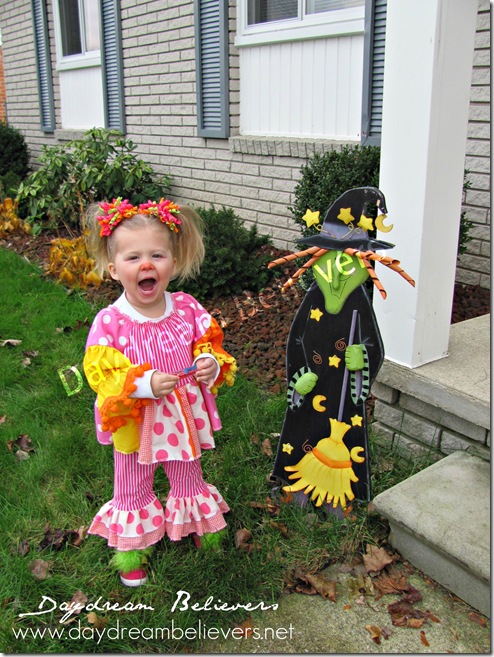 Handmade girl clown halloween costume