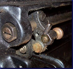 Front end, top feed bar Front end, top feed bar