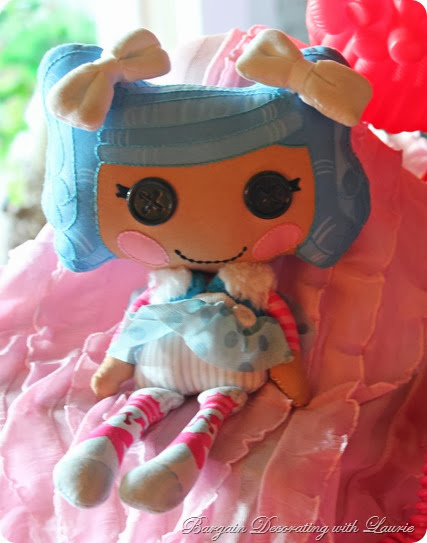 blu hair Lalaloopsy Party-Bargain Decorating with Laurie