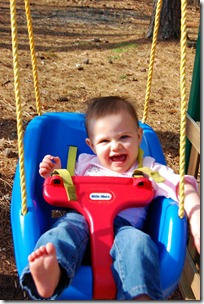Cailyn on the Swing