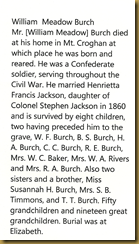 William Burch Obit