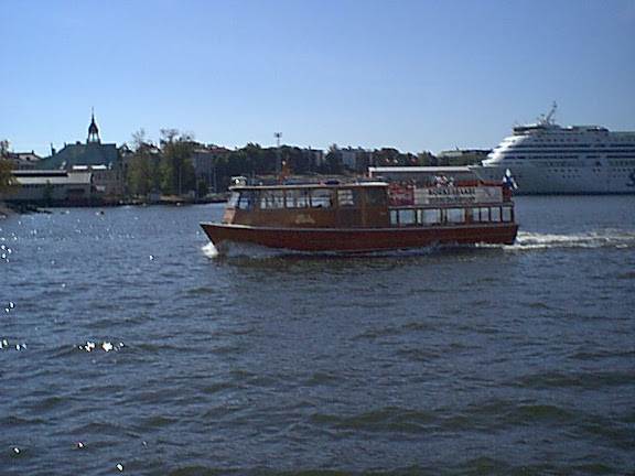 Waterbus passing by