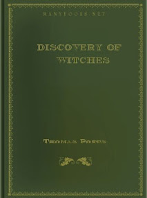 Cover of Thomas Potts's Book Discovery Of Witches