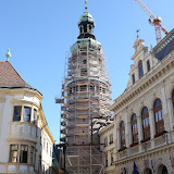 2011.08.09 Tűztorony &aacute;llv&aacute;nyoz&aacute;s, Kulcspont &eacute;p&iacute;t&eacute;s, V&aacute;rfals&eacute;t&aacute;ny kialak&iacute;t&aacute;s