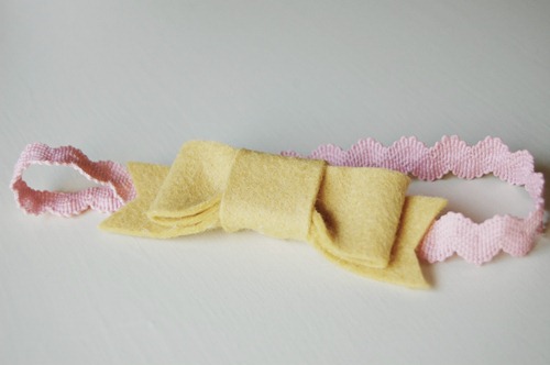 felt bow headband tutorial