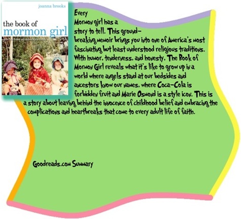 Goodreads summary box The Book of Mormon Girl