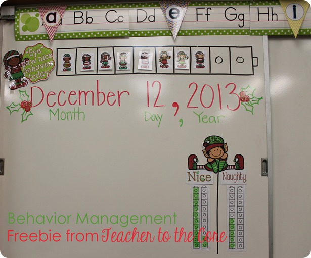 Behavior Management Freebie