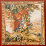 Gobelin 9029, Bouquet au drape, 150x150cm