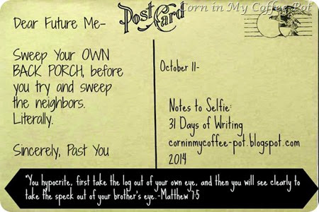 October 11 post card