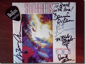 Smithereens signed Smithereens signed