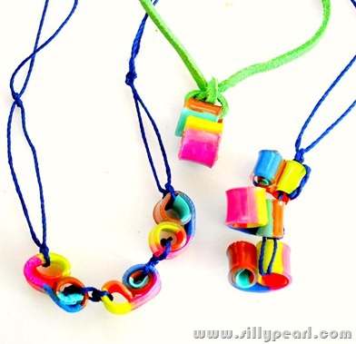 shrink plastic necklaces sq