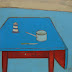 Object: 19268 - Saucepan, flour shaker & knife - 40 x 40 cm - € 695,= Jubileumprijs Object: 19268 - Saucepan, flour shaker & knife - 40 x 40 cm - € 695,= Jubileumprijs