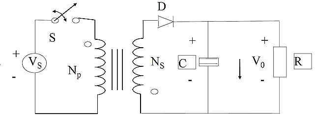 As there is tight magnetic coupling between both coils of the inductor, it is no longer necessary to have them linked electrically, also not really necessary to have same number of turns on each winding. Re-arranging winding polarity