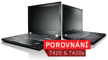 Lenovo ThinkPad T420 versus T420s porovnání