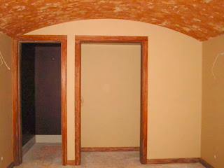 The wine cellar of a new home in Karaka prior to racking being fitted.
