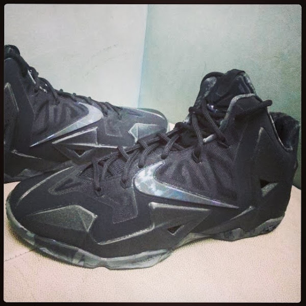 New Nike LeBron 11 Triple Black with Camo Details