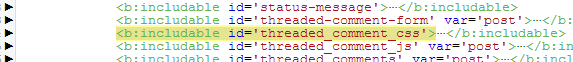 threaded comments CSS