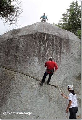 Rapel na Pedra do Sagüi Rapel na Pedra do Sagüi