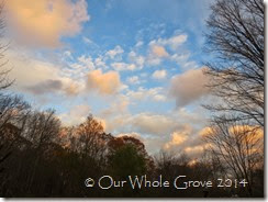 clouds at sunset