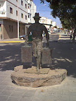 Statue in Puerto del Rosario Statue in Puerto del Rosario