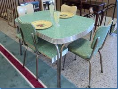 turqoise table