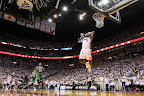 lebron james nba 110511 mia vs bos 16 game 5 Dwyane Wade & LeBron James lead Heat past Celtics into East finals