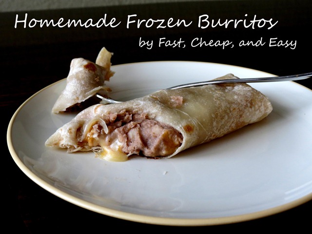 homemade frozen burritos 1