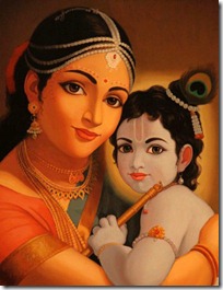 Mother Yashoda with Krishna