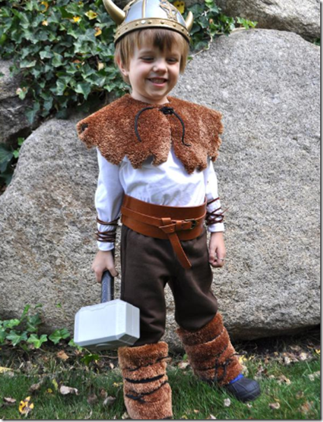 Todo Halloween: Disfraz casero de vikingo para niño