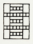 observation tower I, 1993, lithograph (edition of 5), 9.5 x 8 in.