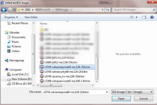 Gns3 default slots
