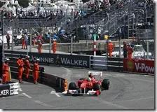 Massa nelle prove libere del gran premio di Monaco