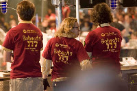 The drive team waiting for a score report