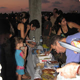 Young families excursions, August 2008 -- טיול משפחות צעירות, אוגוסט 2008 / Pot-luck dinner \ סעודה משותפת